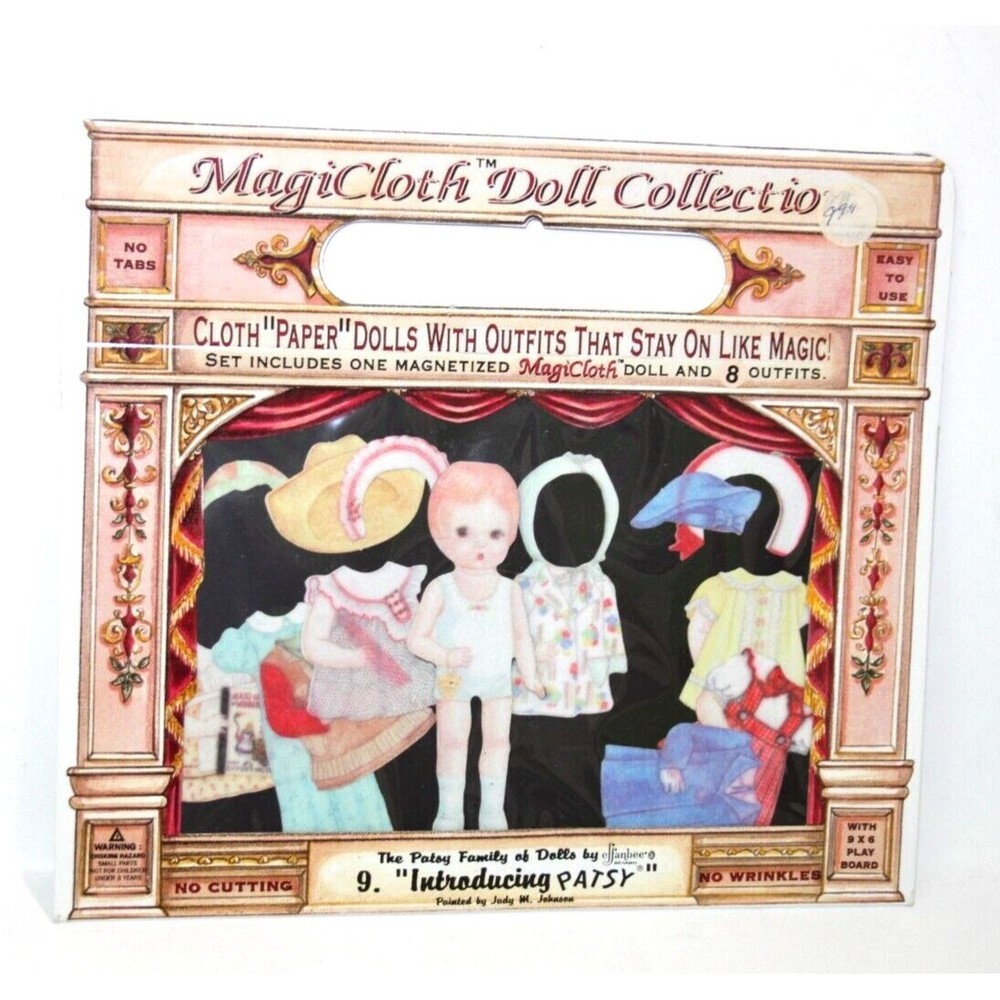 Magicloth Doll Collection Patsy Family Dolls Vintage 1995 Magnetic Paper Dolls